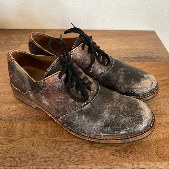 Bed Stu Mens Oxford 8.5
Brown Cobbler Distressed
Lace Up Dress Hand Crafted - Picture 10 of 16